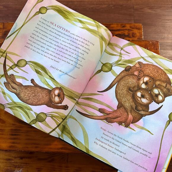 Don't Let Them Disappear 12 Endangered Species Across The Globe Hardcover Book - Picture 6 of 9